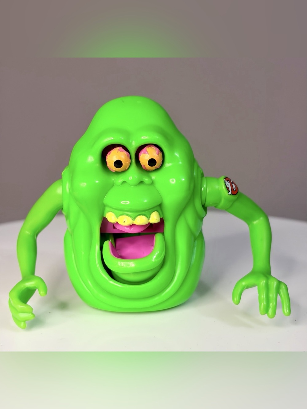 1989 The Real Ghostbusters Super Fright Features “Slimer” 2.75” Action Figure